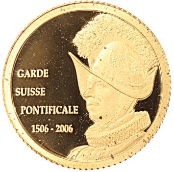 Congo-Kinshasa 20 Francs gold 2006 Garde Suisse proof