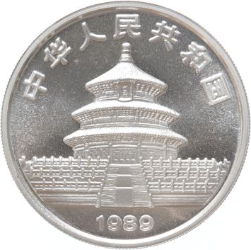 China Panda 1989 1 ounce silver