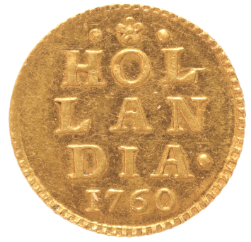 Holland Bezemstuiver goud 1760