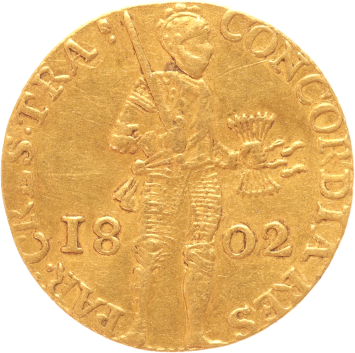 Utrecht gouden dukaat 1802