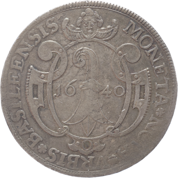 Switzerland Basel Thaler silver 1640