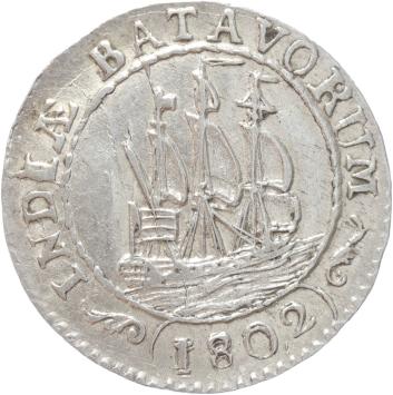 Bataafse Republiek 1/8 Scheepjesgulden 1802