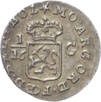 Bataafse Republiek 1/16 Scheepjesgulden 1802