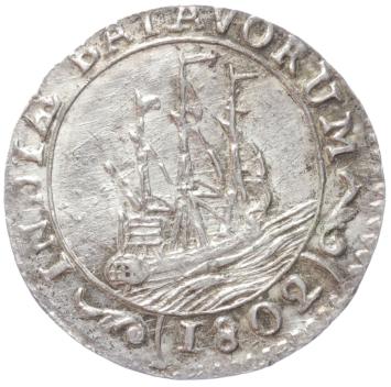 Bataafse Republiek 1/16 Scheepjesgulden 1802