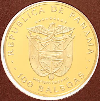 Panama 100 balboa 1975
