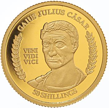 Somalia 50 Shillings gold 2004 Julius Ceasar