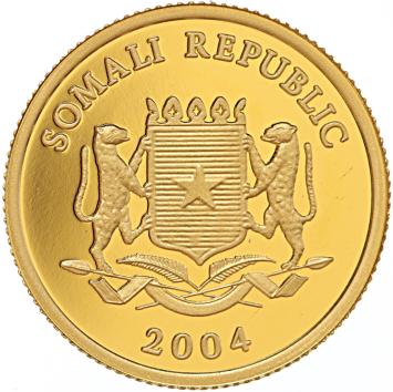 Somalia 50 Shillings gold 2004 Julius Ceasar