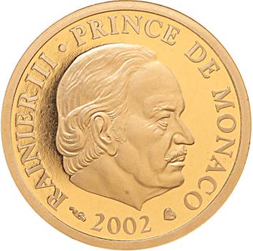 Monaco 20 euro goud 2002 Albert II proof