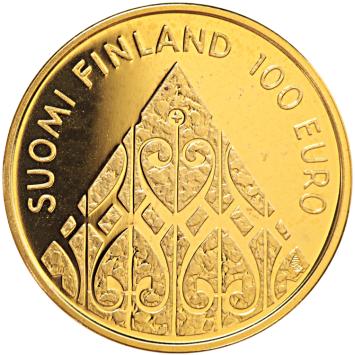 Finland 100 euro goud 2009 Porvoo proof