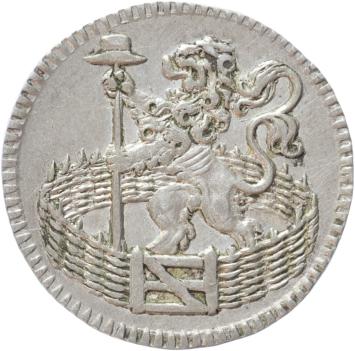 Holland Duit zilver 1745
