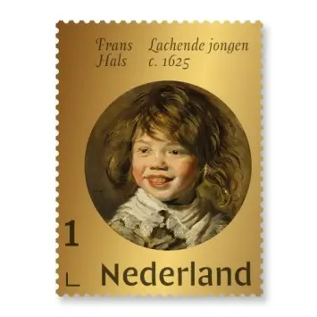 Netherlands Golden stamp Laughing boy 2025