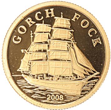Cook Islands 10 Dollars gold 2008 Gorch Fock proof
