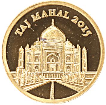 Ivory Coast 1500 Francs gold 2015 Taj Mahal proof