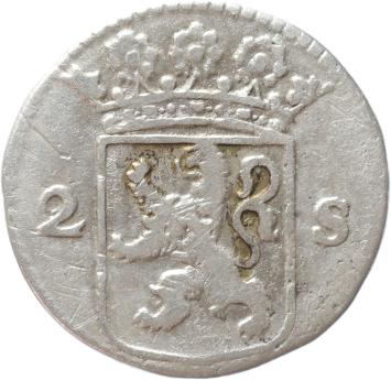 Holland Dubbele wapenstuiver 1723/22