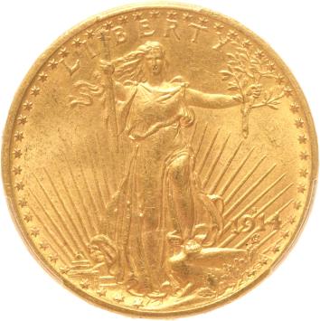 USA 20 dollars 1914s PCGS MS64