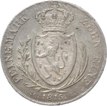 German states Nassau-Usingen Thaler 1815 L/CT silver A.UNC
