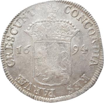 West-Friesland Zilveren dukaat 1694