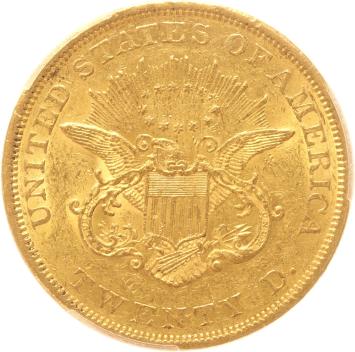 USA 20 dollars 1850 PCGS XF45