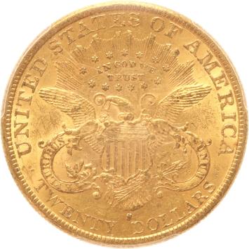 USA 20 dollars 1899s PCGS AU58
