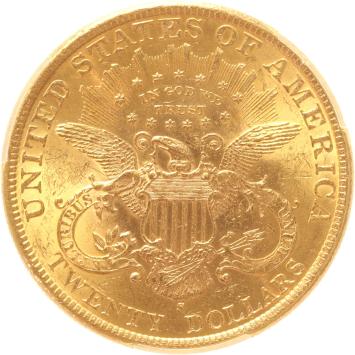 USA 20 dollars 1899s PCGS AU58