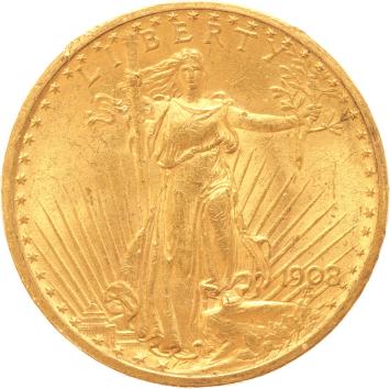 USA 20 Dollars 1908