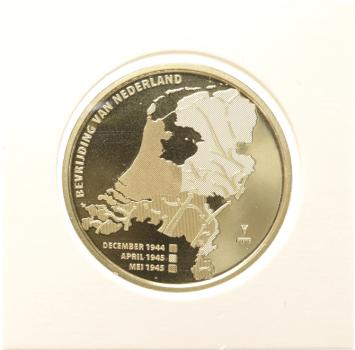 Nederland 2020 penning 75 jaar Vrijheid in munthouder KNM