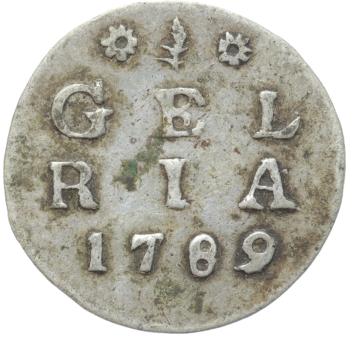Gelderland Dubbele stuiver 1789/88