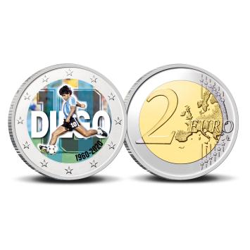 2 Euro munt kleur Diego