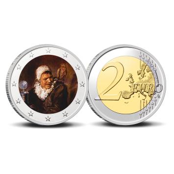 2 Euro munt kleur Frans Hals - Malle Babbe
