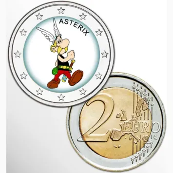 2 Euro munt kleur Asterix & Obelix - Asterix