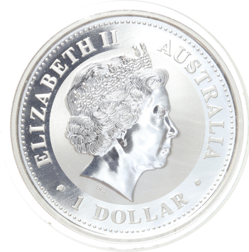 Australia Lunar 1 Haas 1999 1 ounce silver