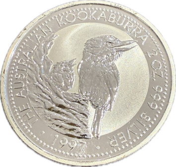 Australië Kookaburra 1997 2 ounce silver