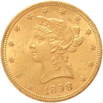 USA 10 Dollars 1898
