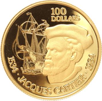Canada 100 Dollars 1984 Cartier