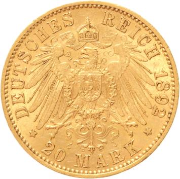 Germany Prussia 20 Mark 1892a
