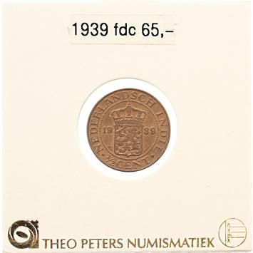 Nederlands Indië 1/2 cent 1939 fdc