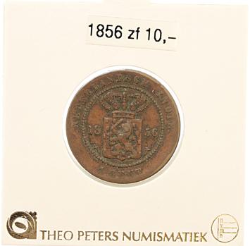 Nederlands Indië 1 cent 1856 zf