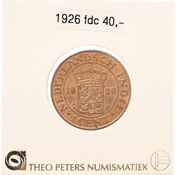 Nederlands Indië 1 cent 1926 fdc