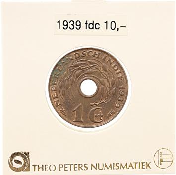 Nederlands Indië 1 cent 1939 fdc