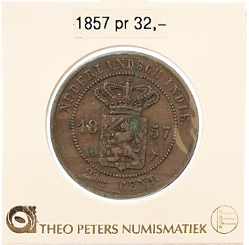Nederlands Indië 2½ cent 1857 pr