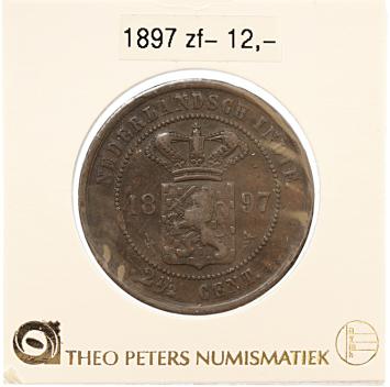 Nederlands Indië 2½ cent 1897 zf-