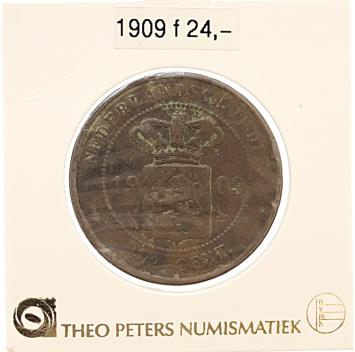 Nederlands Indië 2½ cent 1909 f