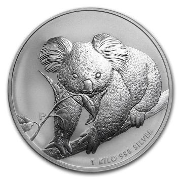 Australië Koala 2010 1 kilo silver