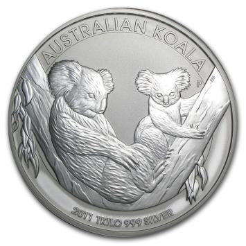 Australië Koala 2011 1 kilo silver