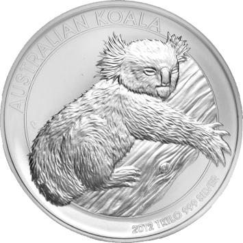 Australië Koala 2012 1 kilo silver