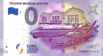0 Euro biljet Duitsland 2020 - Technik Museum Speyer