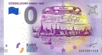 0 Euro biljet Duitsland 2020 - Düsseldorf anno 1647