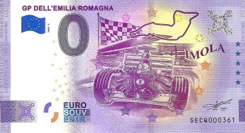 0 Euro biljet Italië 2020 - GP Dell'Emilia Romagna ANNIVERSARY