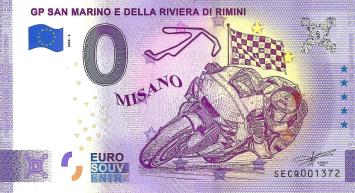 0 Euro biljet Italië 2020 - GP San Marino e Rimini ANNIVERSARY