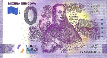 0 Euro biljet Tsjechië 2020 - Bozena Nemcova